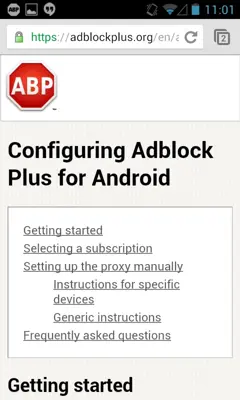 Adblock Plus android App screenshot 2